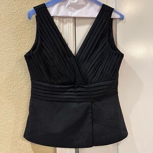 Cachet 8 Petite Evening Top in Black‎